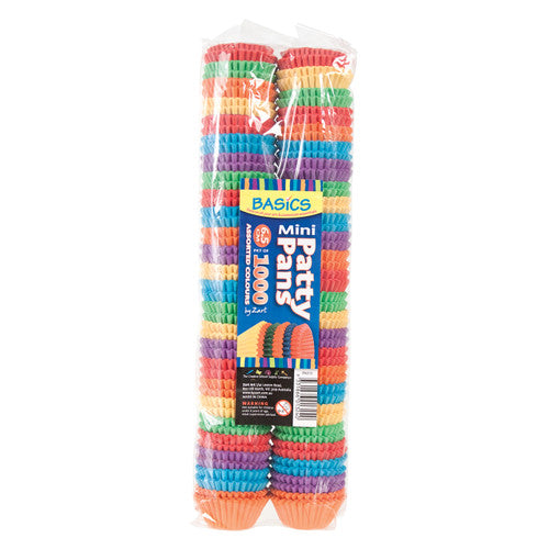 Creative School Supply Mini Assorted Patty Pans Pack of 1000