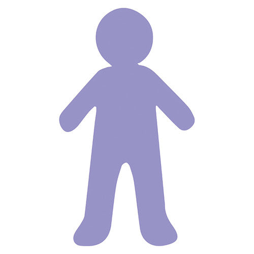 Creative School Supply Pre-Cut Paper People Shapes Coloured Pack of 48