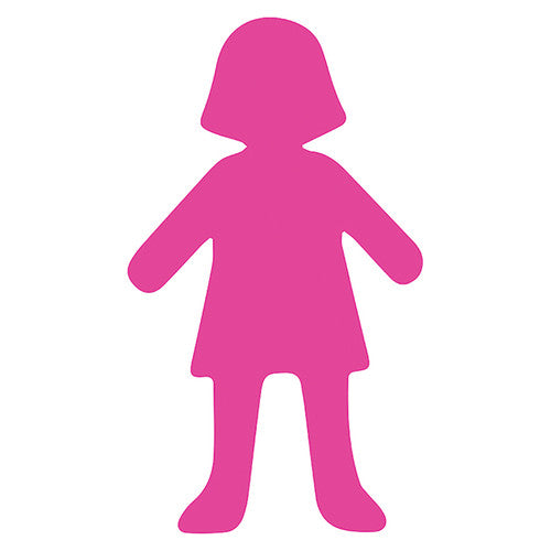 Creative School Supply Pre-Cut Paper People Shapes Coloured Pack of 48