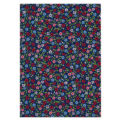 Creative School Supply Floral Motif Decorative Paper A4 Pack of 40
