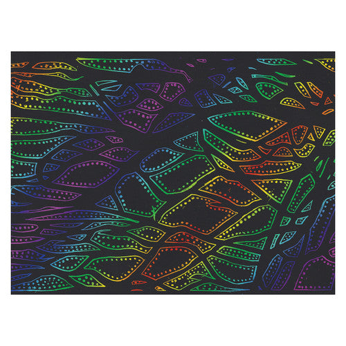 Creative School Supply Scratch Rainbow Scraper Card A4 Pack of 12