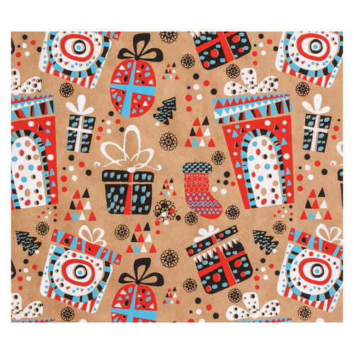 Creative School Supply Christmas Kraft Paper Assorted Pack of 40