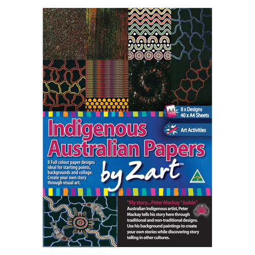Creative School Supply Aboriginal Australian Paper A4 Pack of 40