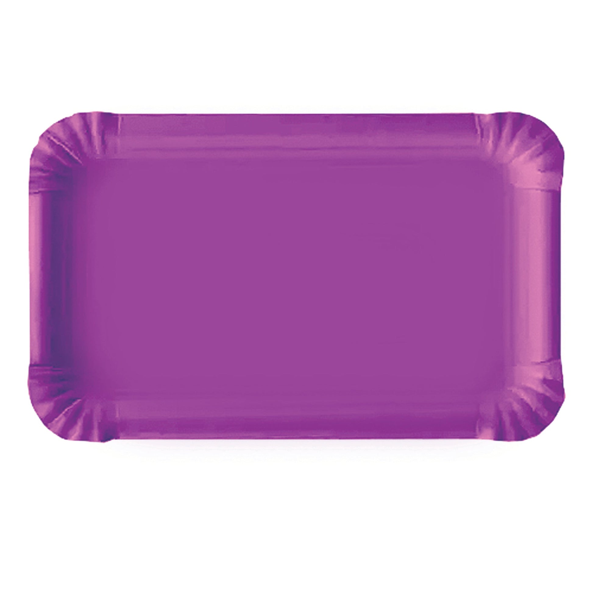 Zart Paper Plates Rectangle Coloured Pack of 50 17.5 x 24.5cm Assorted-1
