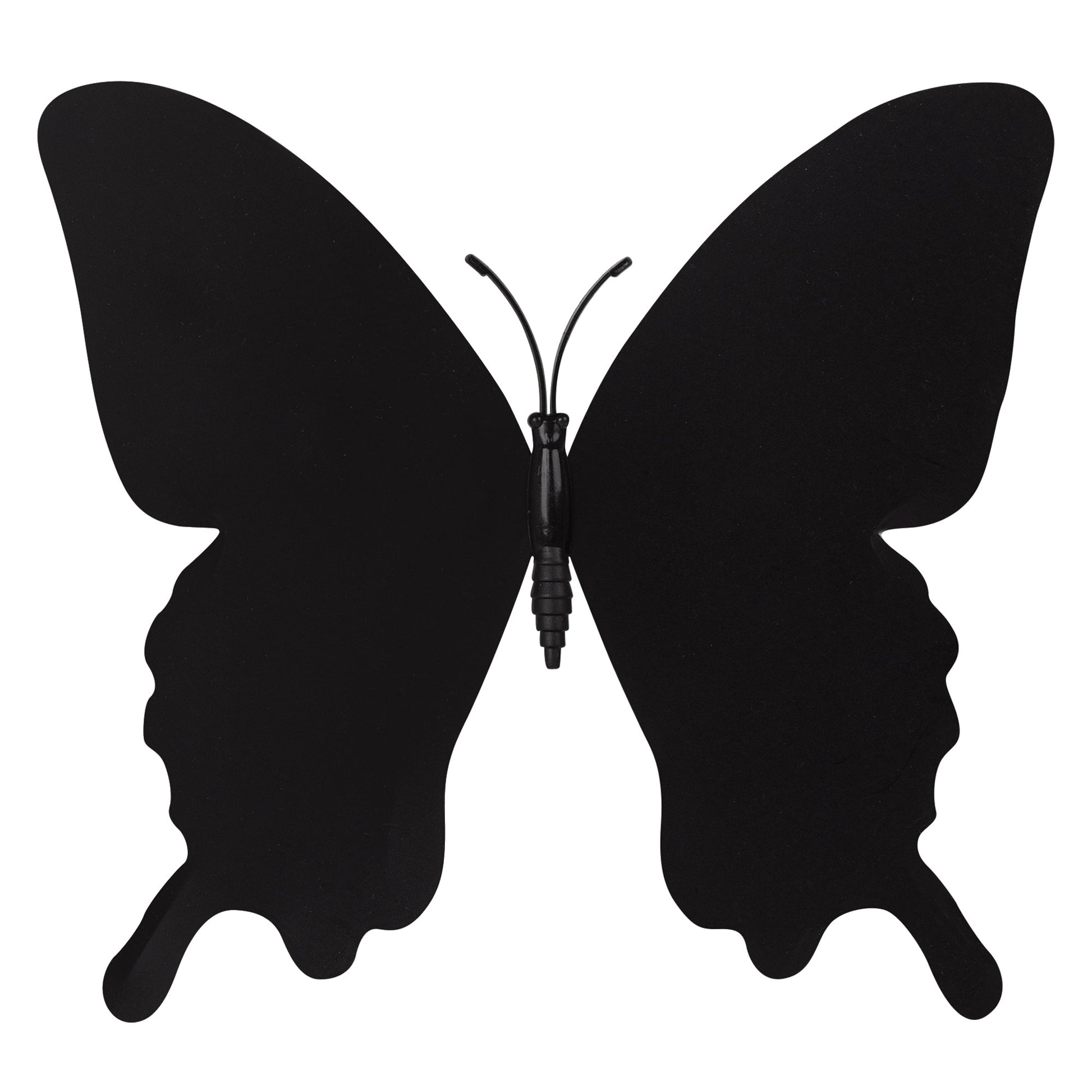 Zart Plastic Butterflies Black and White 12cm Pack of 20 Decorate-Your-Own-1