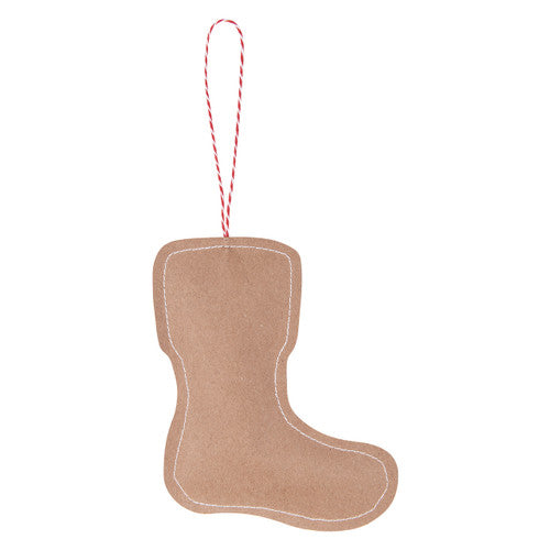 Creative School Supply Stitched Kraft Christmas Ornaments Pack of 10
