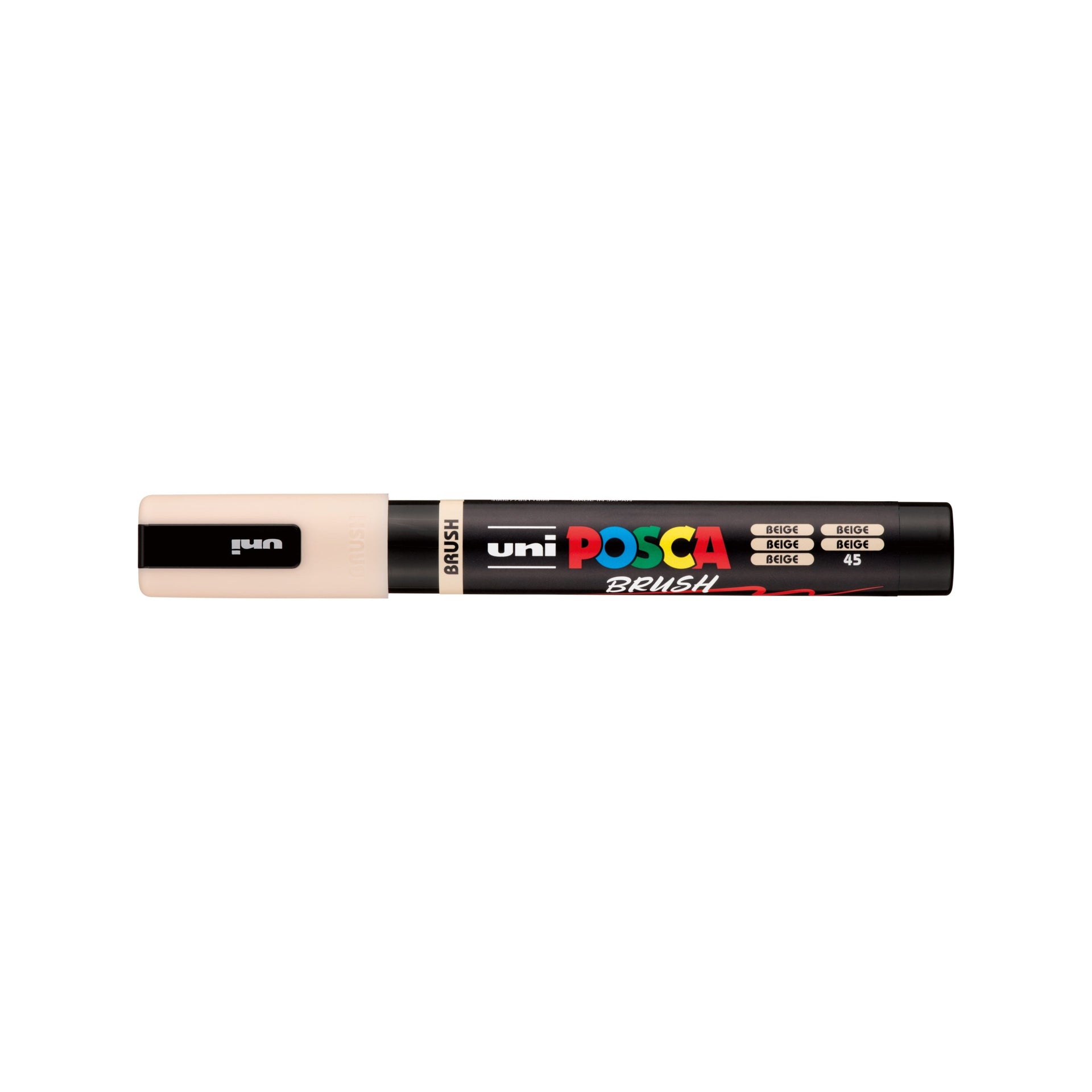 POSCA PC-5BR Beige medium brush tip paint marker hero