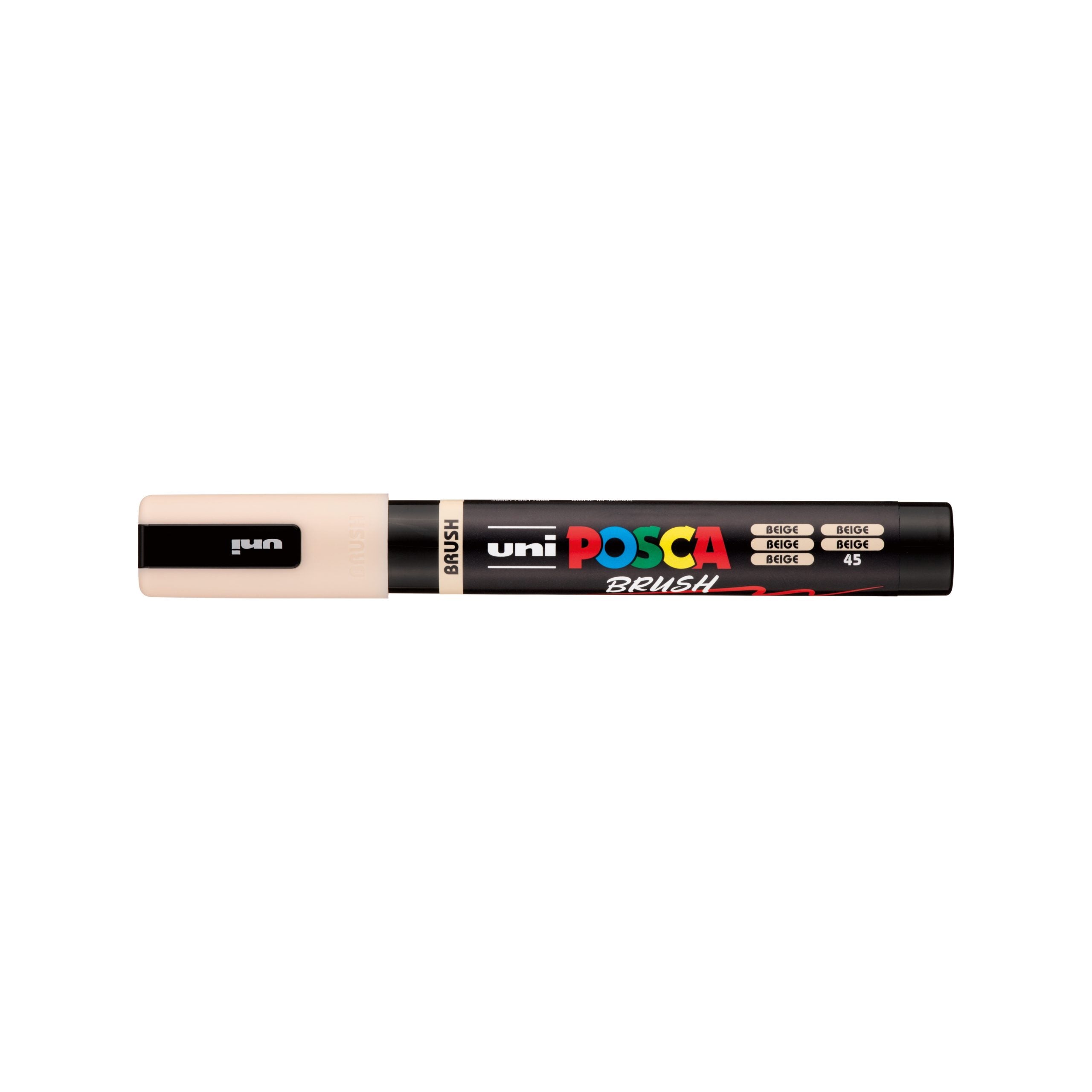 POSCA PC-5BR Beige medium brush tip paint marker hero