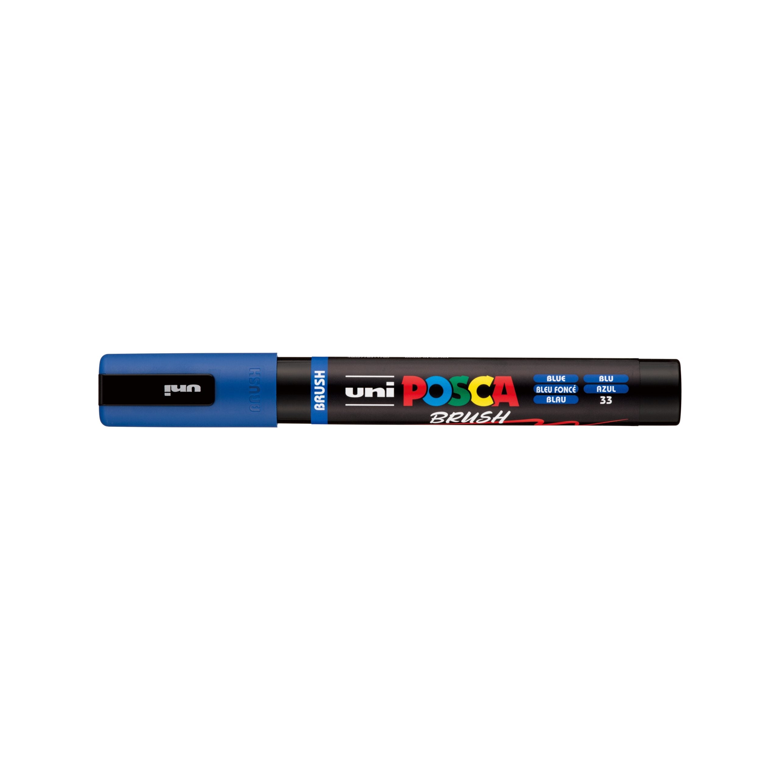 POSCA PC-5BR Blue medium brush tip paint marker hero