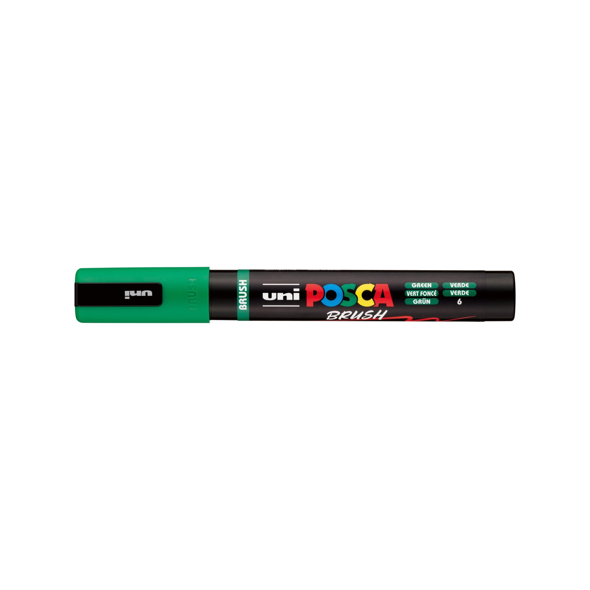 POSCA PC-5BR Green medium brush tip paint marker hero