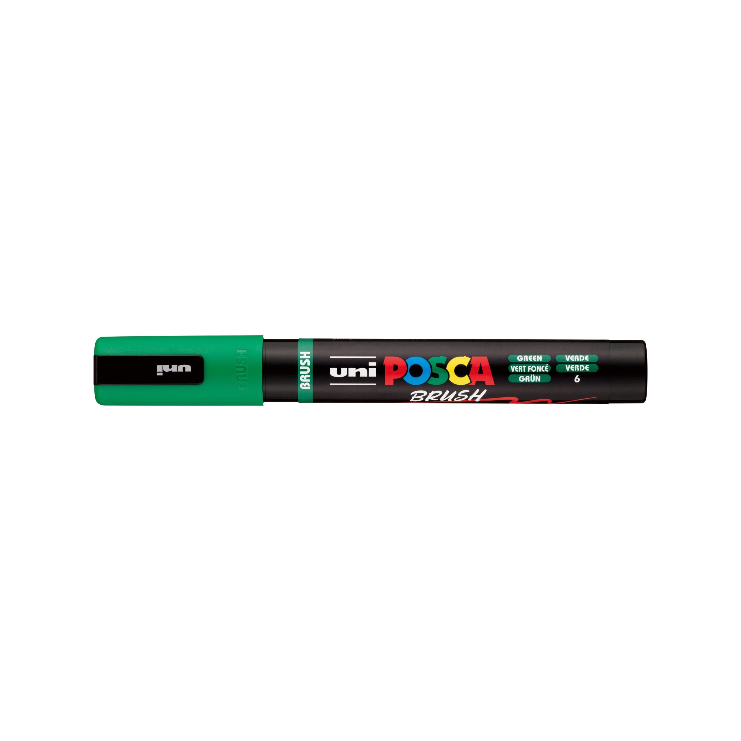 POSCA PC-5BR Green medium brush tip paint marker hero