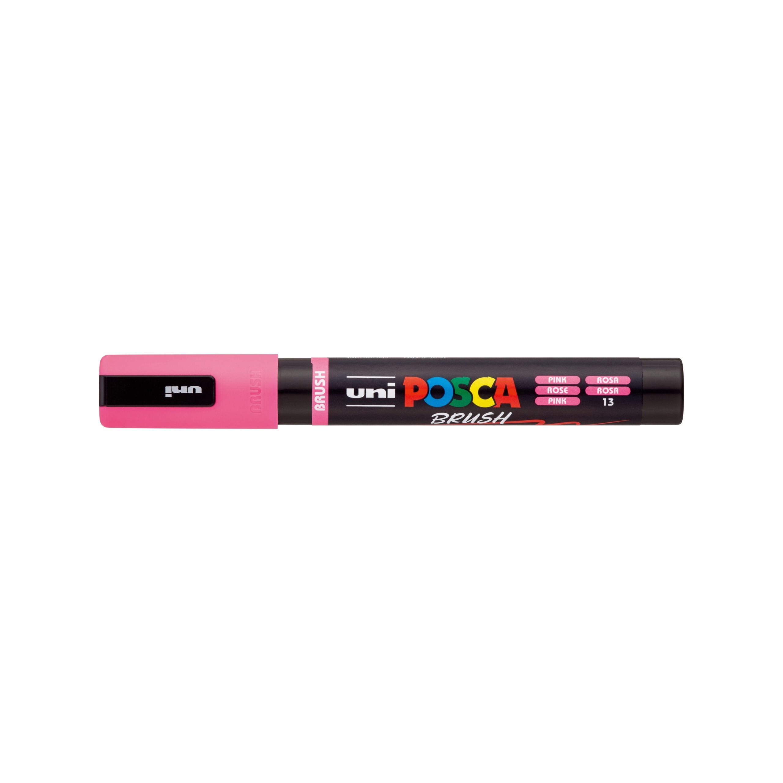 POSCA PC-5BR Pink medium brush tip paint marker hero