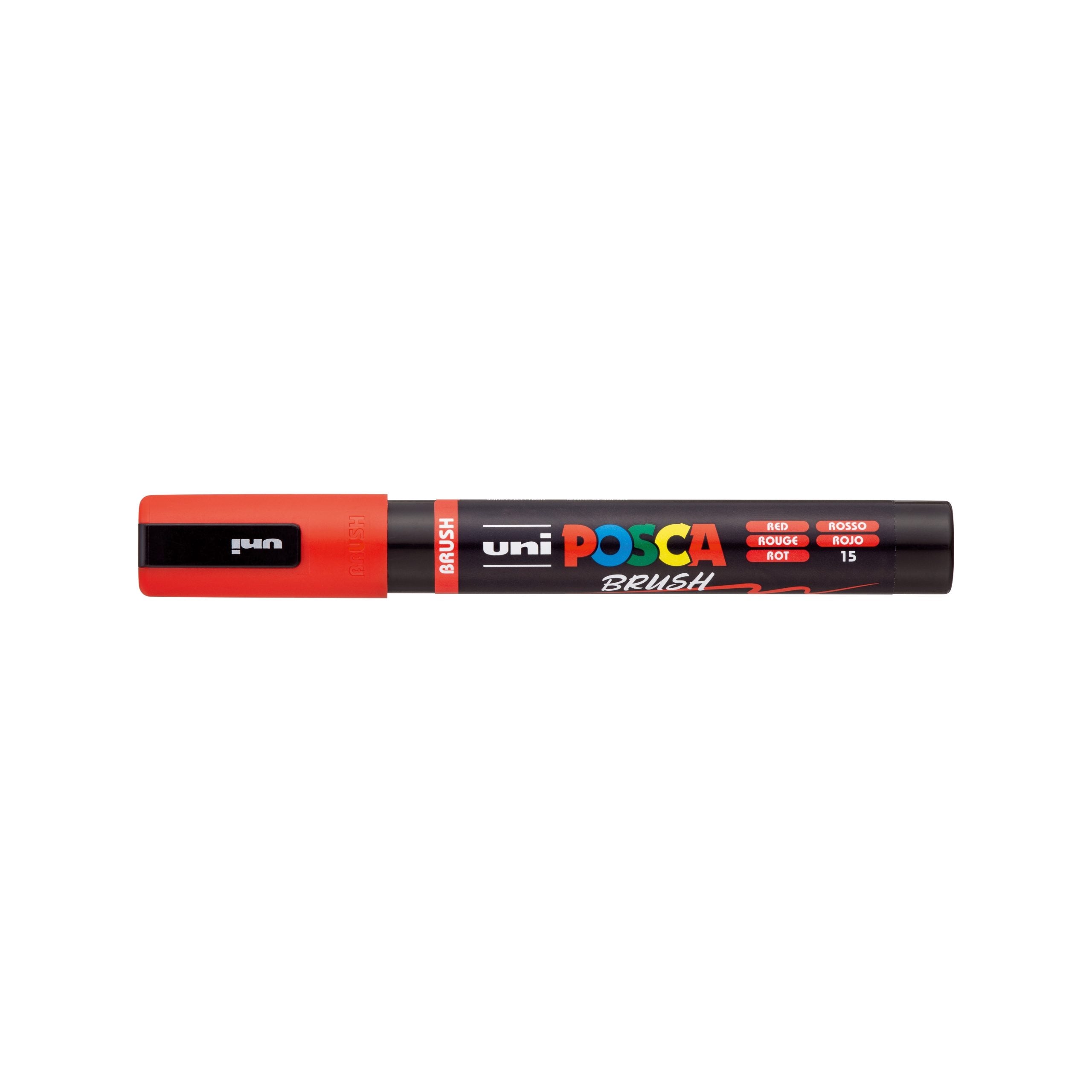 POSCA PC-5BR Red medium brush tip paint marker hero