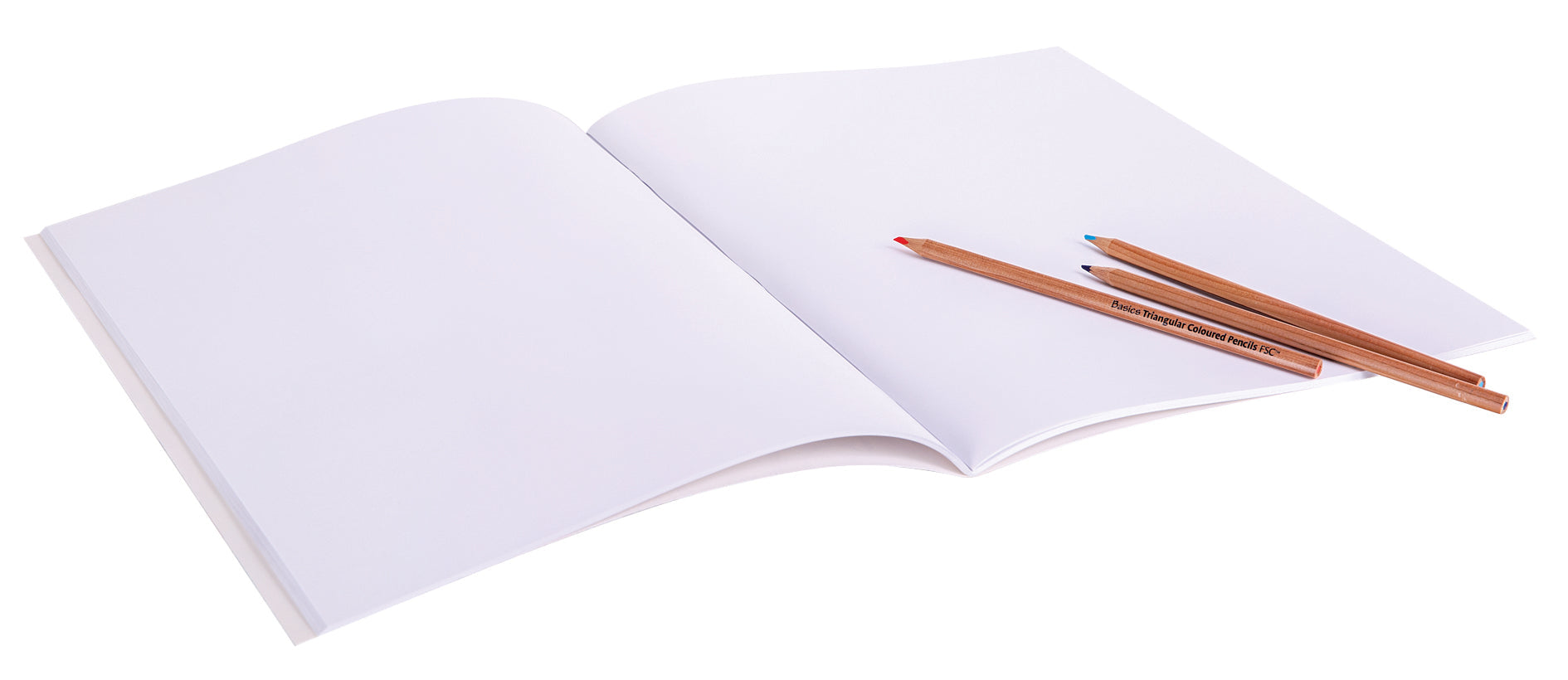 Zart Scrap Book 240 x 335mm 64 Pages 100gsm White Wood Free-2