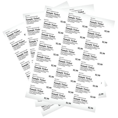 Bala A4 Perforated Card 32 Tags 210 x 296mm 150gsm Yellow Ream of 250
