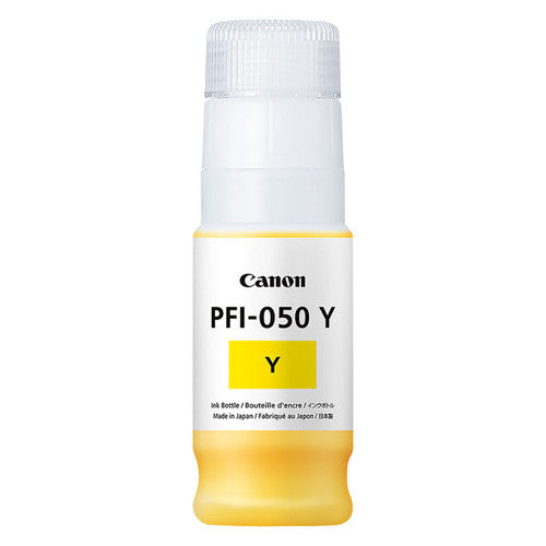 Canon PFI-050 Pigment Ink Bottle 70ml Yellow