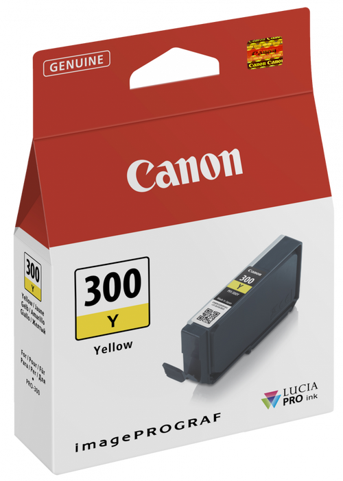 Canon PFI300Y Yellow Ink Cartridge