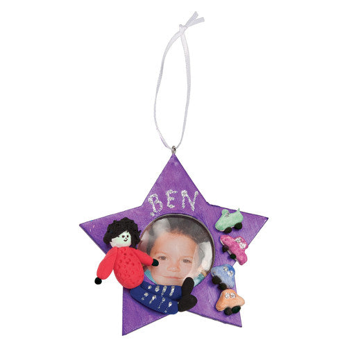 Creative School Supply Clay Photo Frames Stars Pack of 10