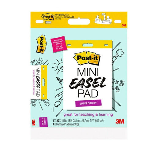 Post-it Mini Easel Pad White 381 x 457mm 20 Sheets 577SS