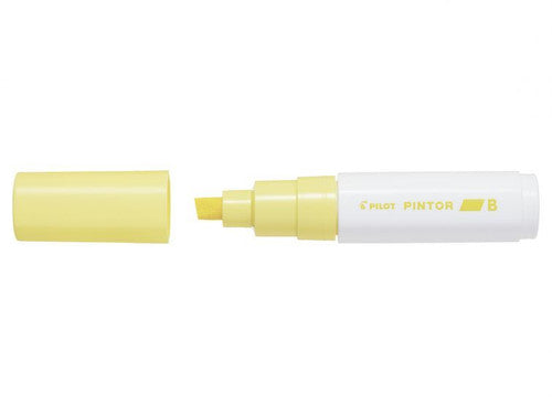 Pilot Pintor Paint Marker Broad Chisel Tip Pastel Yellow