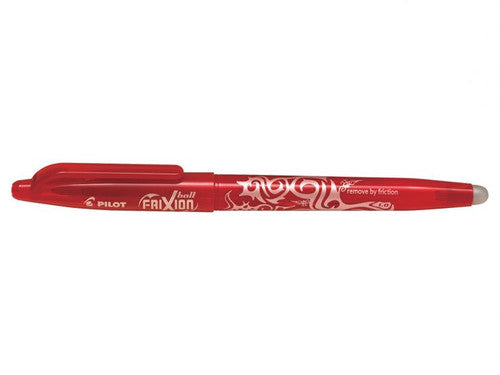 Pilot FriXion Ball Erasable Rollerball Gel Pen Medium Red Box of 12