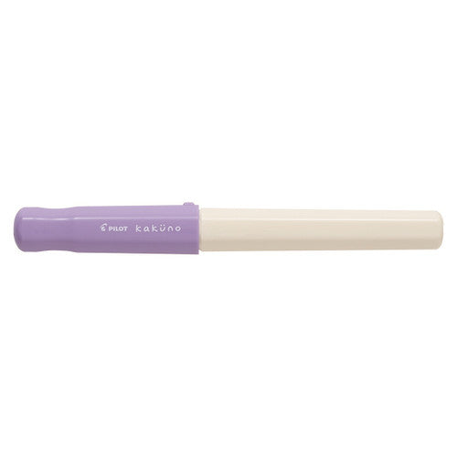 Pilot Kakuno BegreeN Fountain Pen Soft Violet White Barrel Fine Nib