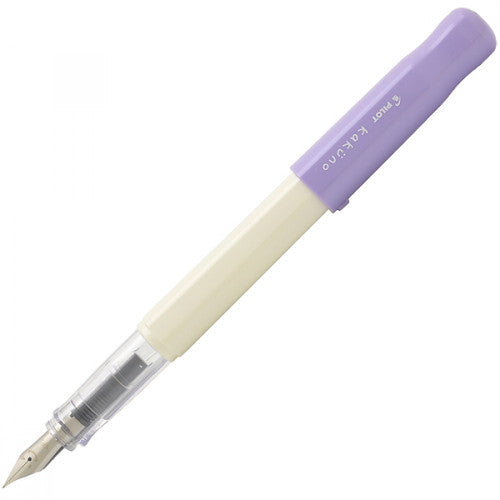 Pilot Kakuno BegreeN Fountain Pen Soft Violet White Barrel Fine Nib