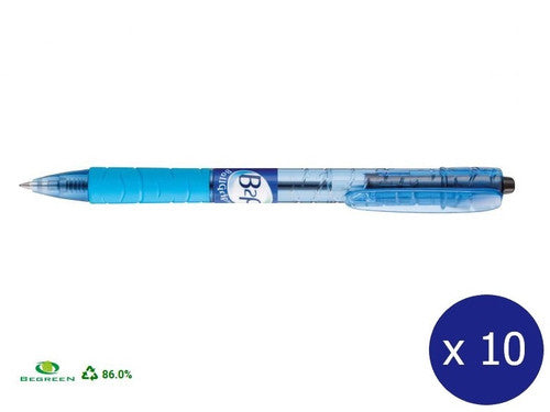 Pilot BegreeN B2P Grip Retractable Ballpoint Pen Fine Black Box of 10