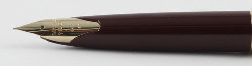 Pilot E95S Fountain Pen Deep Red 14K Gold Medium Nib