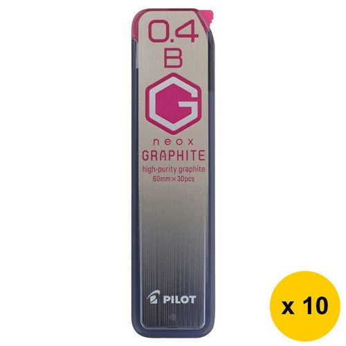 Pilot BegreeN G Neox Graphite Lead Refill B 0.4mm 30's Pack of 10