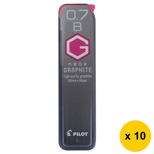 Pilot BegreeN G Neox Graphite Lead Refill B 0.7mm 40's Pack of 10