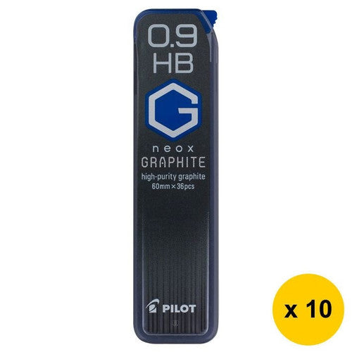 Pilot BegreeN G Neox Graphite Lead Refill HB 0.9mm 36's Pack of 10