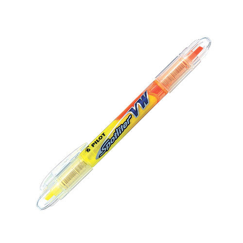 Pilot Spotliter VW Dual Tip Highlighter Chisel Yellow Orange Box of 12