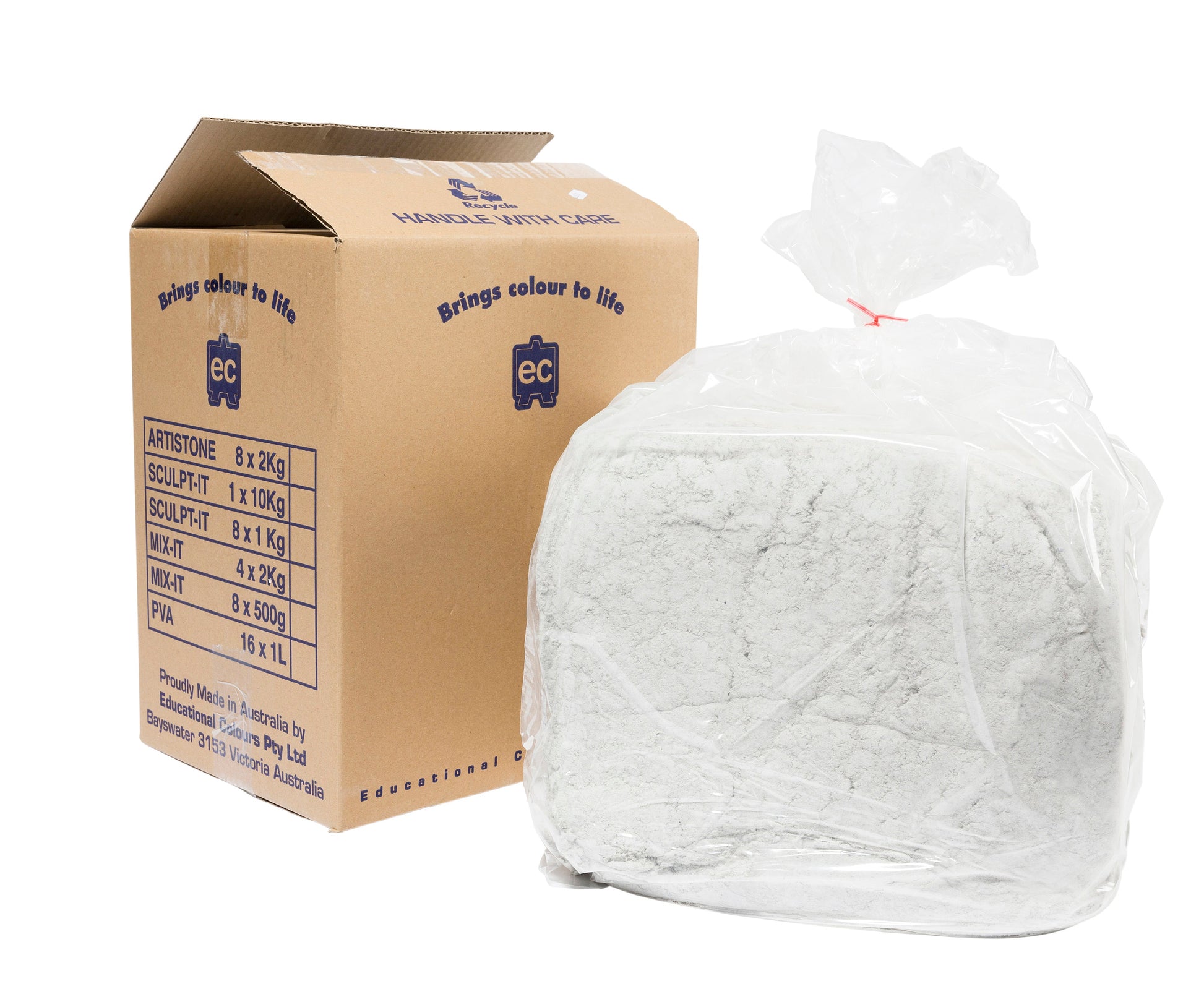 Educational Colours Plaster of Paris 3kg Fine White Casting Plaster-1