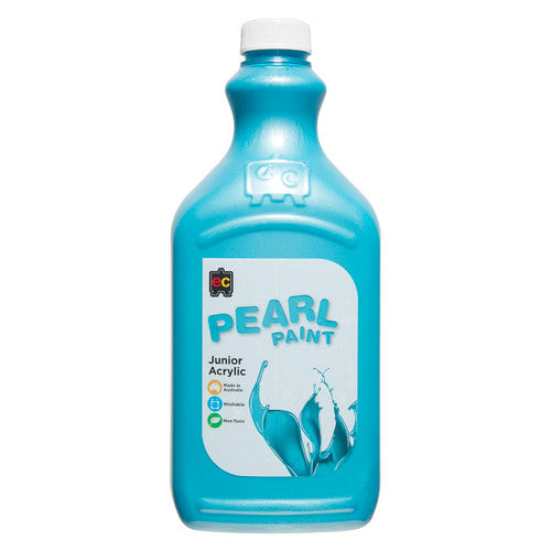 Educational Colours Pearl Paint Junior Acrylic 2L Blue
