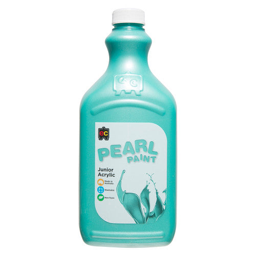 Educational Colours Pearl Paint Junior Acrylic 2L Green