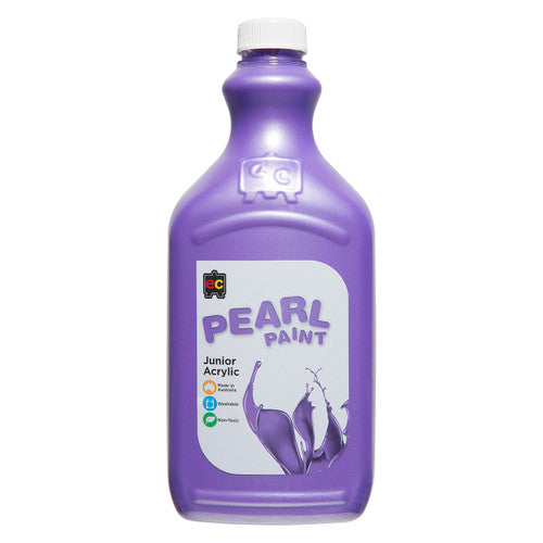 Educational Colours Pearl Paint Junior Acrylic 2L Violet