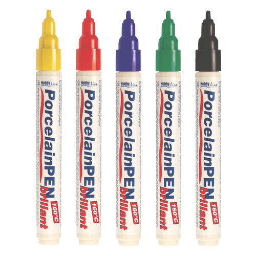Creative School Supply Porcelain Markers Assorted Pack of 5