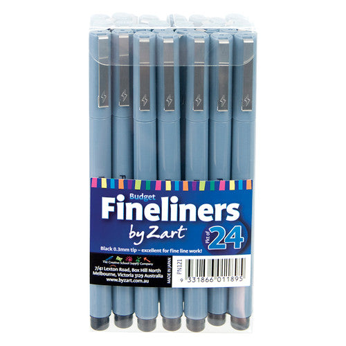 Creative School Supply Budget Fineliner Pens Pack of 24