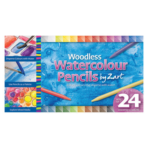 Creative School Supply Woodless Watercolour Pencils Pack of 24