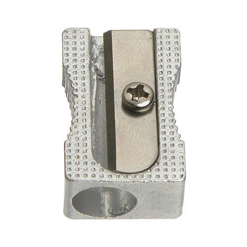 CREATIVE SCHOOL SUPPLY PENCIL SHARPENER METAL SINGLE