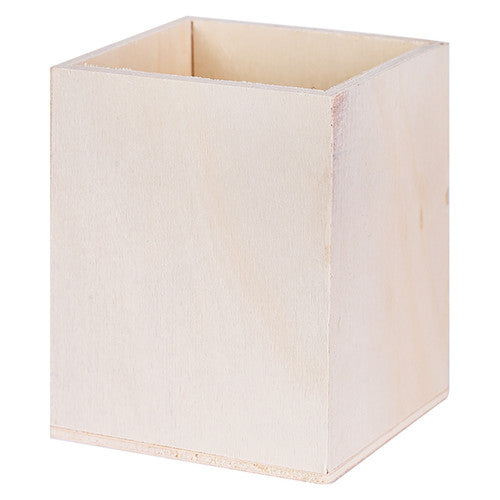 Creative School Supply Pencil Holder Square