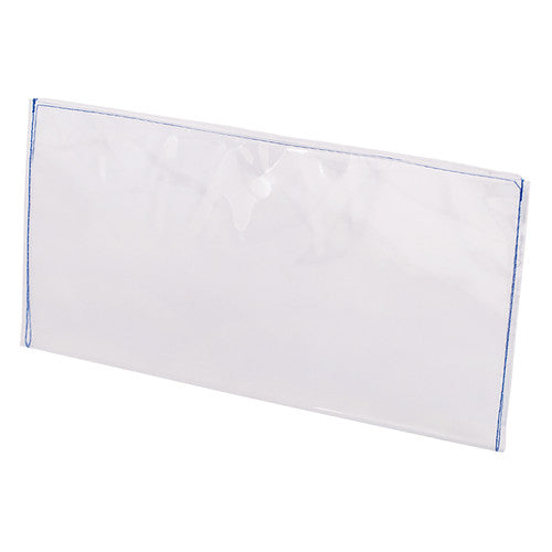 Creative School Supply Clear Wallets with Press Studs Pack of 5