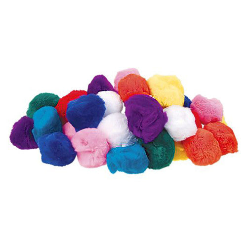 Creative School Supply Pom Poms 50mm Assorted Pack of 50