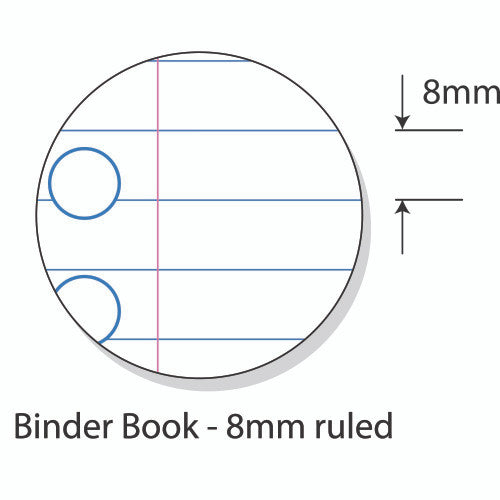 Protext Premium Exercise Book A4 96 Page 8mm Ruled Red Margin E3 Pack of 10