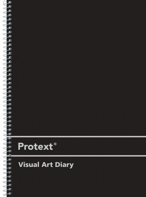 Protext Visual Art Diary A4 60 Sheet Polypropylene Black Cover