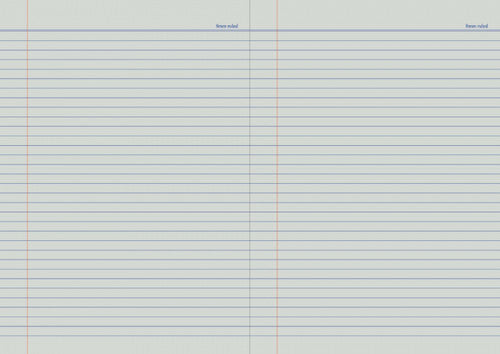 Protext Exercise Book A4 64 Page Ruled Polypropylene Horse Cover Pack 20 — open pages showing ruling
