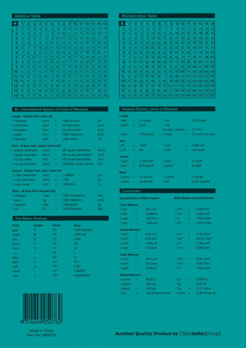 Protext Exercise Book A4 48 Page QLD Year 2 Ruled Polypropylene Penguin Cover Pack 20 — rear view