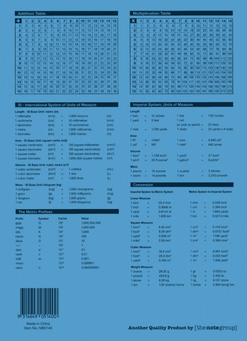 Protext Writing Book 330x240mm 64 Page 18mm Dotted Thirds Ruled Polypropylene Ant Cover Pack 10 — rear view