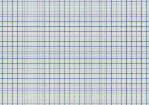Protext Grid Book A4 48 Page 7mm Polypropylene Bird Cover Pack 20 — open pages showing 7mm grid